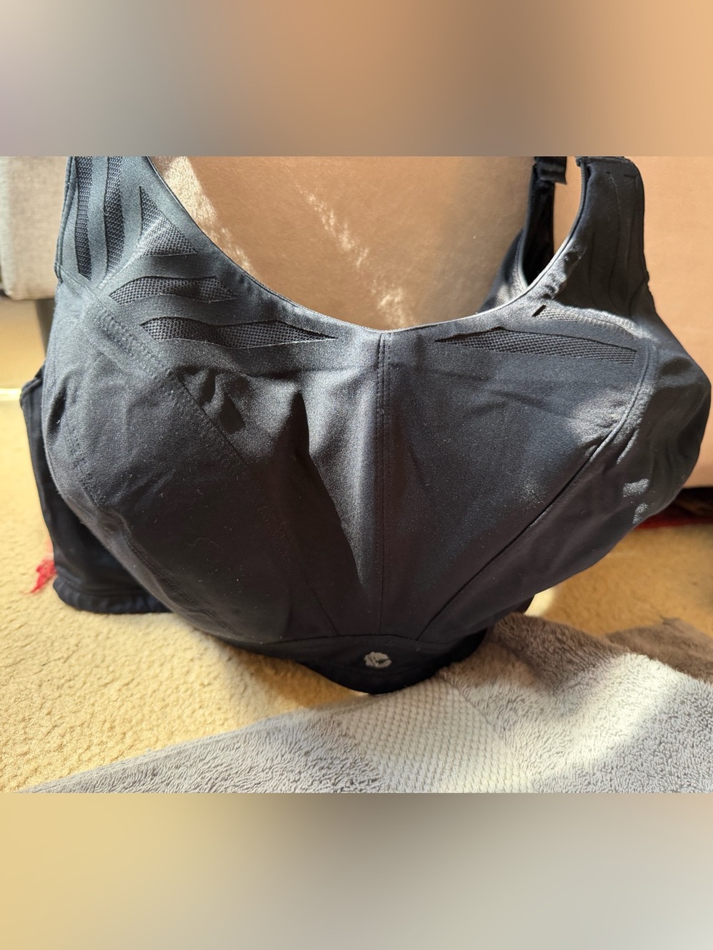 Black Supportive sports Bra